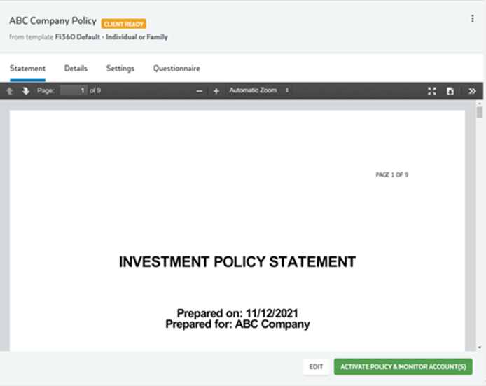 Investment Policies How can we help?